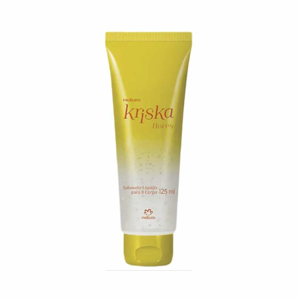 Jabón Líquido Corporal Natura Kriska Flores 125 ml